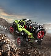 OWNONE 1 Remote Control Jeep Wrange 4x4 Building Kits, 1:6 Technique Motorized Off Road Pickup Se...