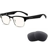 GenXenon Bluetooth Audio Smart Glasses, Blue Light Glasses for Women and Men, Open Ear Sound with...