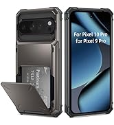 AFGHOA for Google Pixel 10 Pro Wallet Case,5 Credit Card Holder Pixel 10 Pro,Flip Cover Hidden Co...