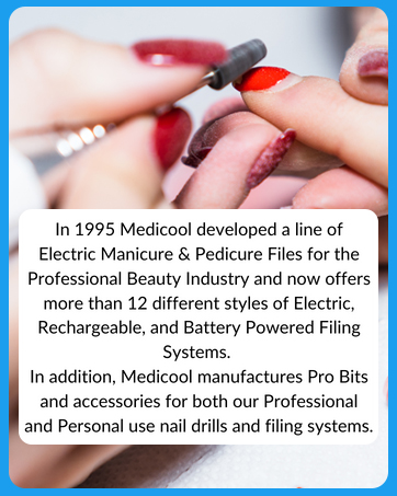 Medicool Professional Manicure - Pedicure Nail File Systems