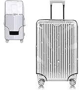 Yotako Clear PVC Suitcase Cover Protectors 28 Inch Luggage Cover for Wheeled Suitcase (28''(24.80...