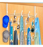 LYNK Professional Home Over The Door Hooks - 36 Hook Over The Door Hanger - Over Door Coat Rack...