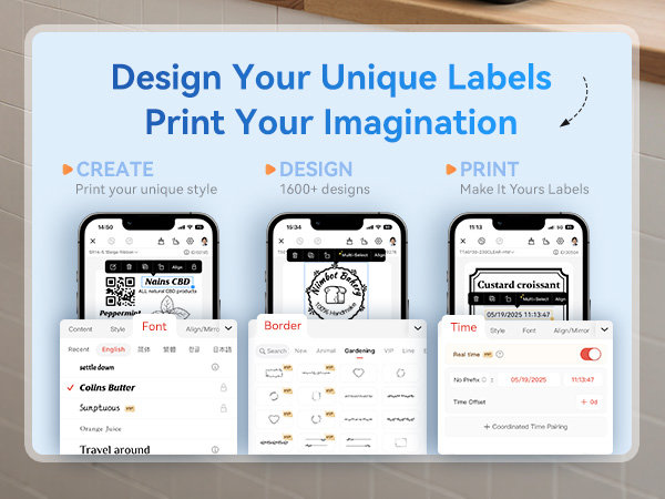 Design Your Unique Labels, Print Your Imagination