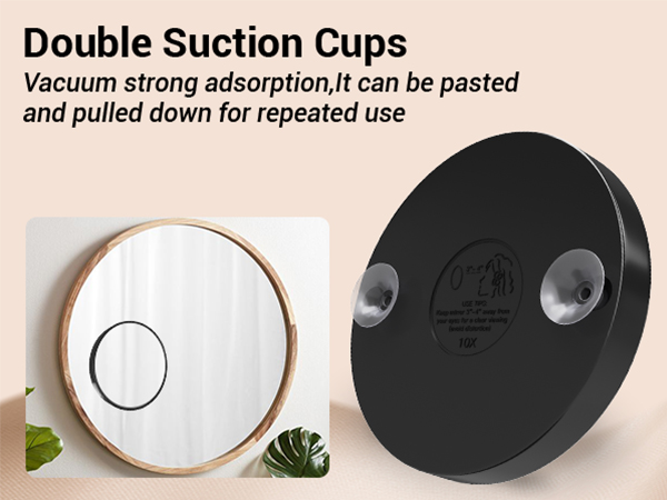 magnifying mirror suction cup