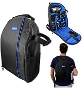 Acuvar BPACK03 Padded Backpack with Customizable Interior Padding and Rain Cover for SLR/DSLR Cam...