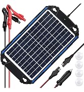 Waterproof 10W 12V Solar Battery Charger & Maintainer Pro - Built-in Intelligent MPPT Charge Cont...