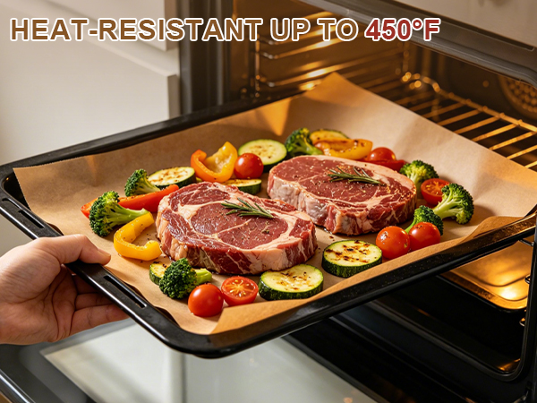 Heat-resistant up to 450°F, safe for air fryer, oven, and microwave.