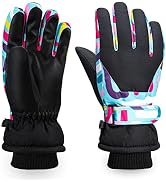 ThxToms Kids Winter Gloves Waterproof Ski Snow Gloves for Boys & Girls Cold Weather Outdoor Sport...