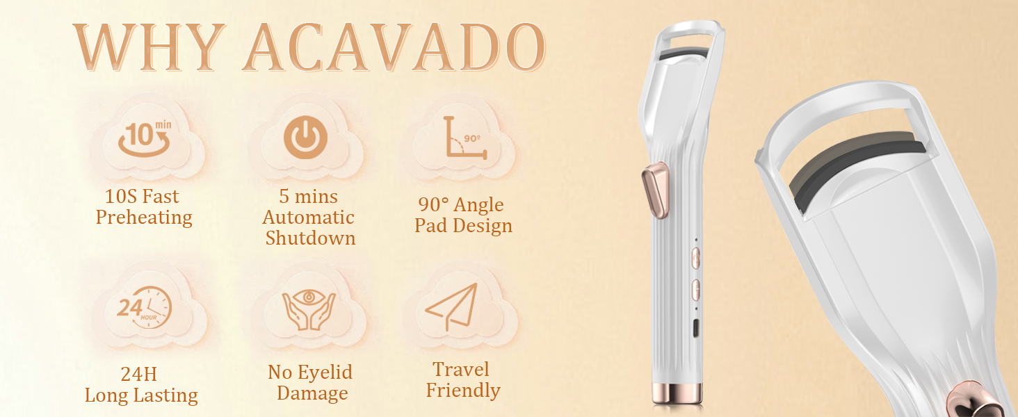 heated eyelash curlers