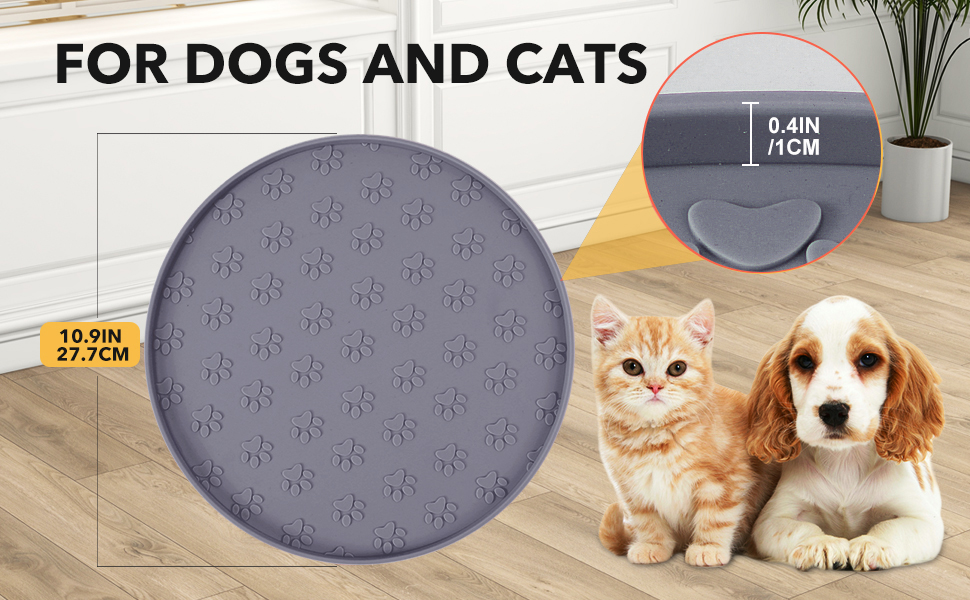 waterproof dog food mat