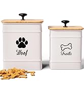 Dog Treat Container Airtight Set of 2