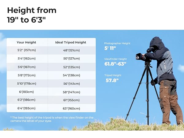 K&F Concept Compact Tripod
