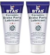 BTAS Brake Anti Seize&Squeal Synthetic Ceramic Grease 1 oz 2 Pcs,Caliper Pad Pin Parts Assembly L...