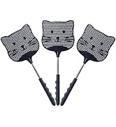 Staruby 3 Pack Extendable Fly Swatter, 25 inch Long Handle Flyswatters, Plastic Heavy Duty Fly Sw...