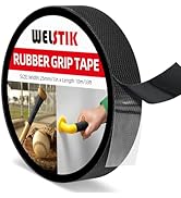 WELSTIK Rubber Grip Tape - Ultra Strong Waterproof Non-Slip Tape with Textured Adhesive - 1" x 33...