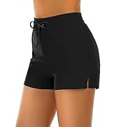 Tournesol Women's Swim Shorts High Waisted Bathing Suit Bottoms Swimsuit Tankini Boy Shorts with ...