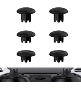 eXtremeRate Black Replacement Swappable Thumbsticks for PS5 Edge Controller, Custom Interchangeab...