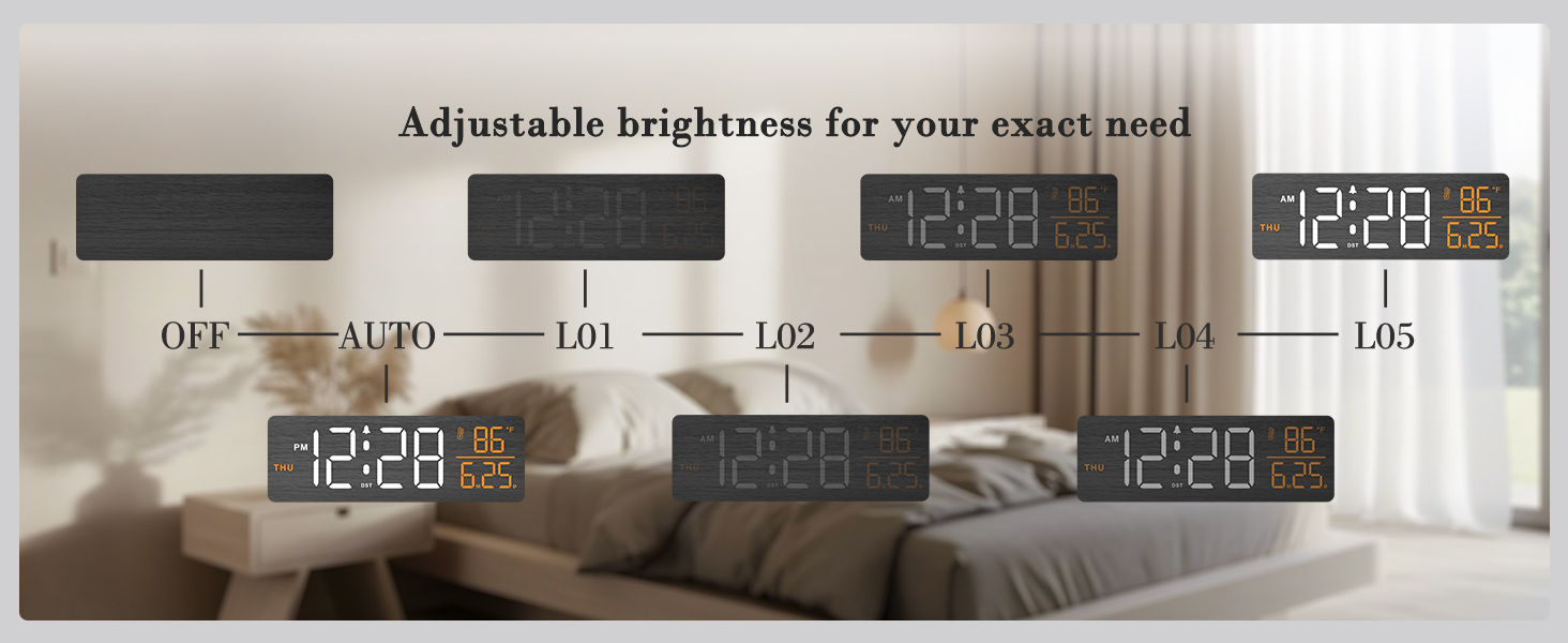 Adjustable Brightness