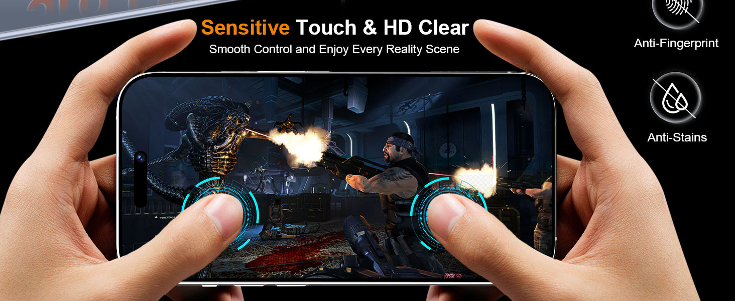 Sensitive Touch & HD Clear