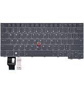 Replacement Keyboard for Lenovo Thinkpad T14 Gen 3 4, Thinkpad L14 Gen 3 4 & Thinkpad P14s Gen 3 ...
