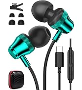 USB C Headphone for iPad A16 10,Type C Wired Earbuds for Samsung A17 S25 FE | S26 Ultra S23 A36 Z...