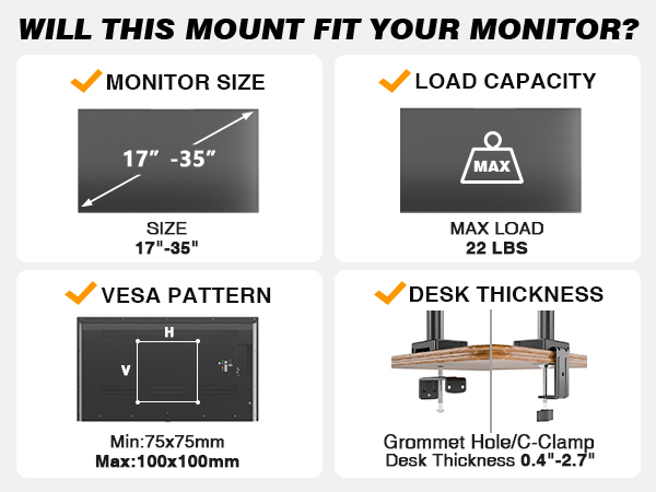 monitor arms