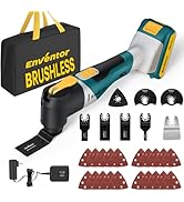 Enventor 20V Cordless Oscillating Multi tool, Brushless Oscillating Saw with 28PCS Accessories, F...