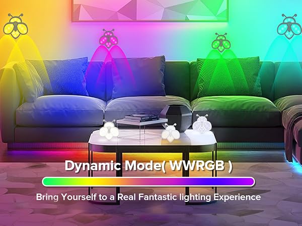 RGB color changing wall lights