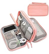 Teskyer Cable Organizer Bag, Portable Travel cord organizer case, All in One Waterproof Electroni...