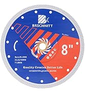 Super Thin Diamond Porcelain Saw Blade with X Teeth,BRSCHNITT 8 Inch (200mm) Diamond Cutting Disc...