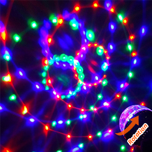 LED Plug in Disco Ball Light