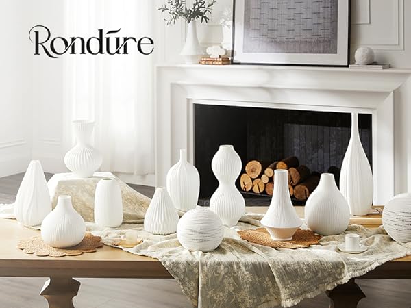 RONDURE Modern Ceramic Table Lamp