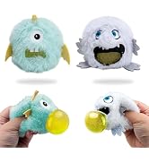 Squishy Toys Stress Balls, Plush Monster Fidget Toys for Kids, Fidget Toys Adults with Squishy Ba...