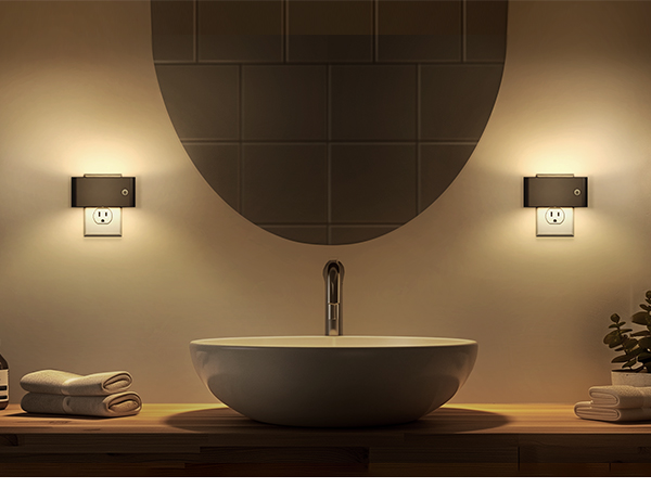 bathroom night lights