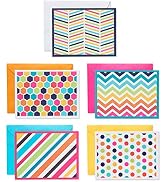American Greetings Blank Cards Assortment with Envelopes, Bright Patterns (30-Count)