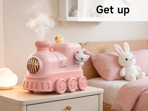 Mini Portable USB Desktop Train Humidifier 05-1