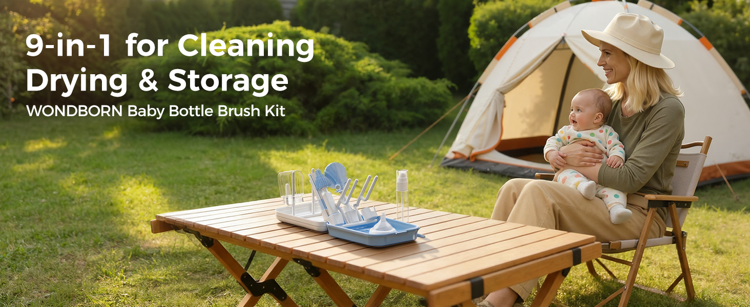 9-in-1 for Cleaning Drying & Storage
