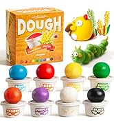 Jar Melo Wheat Modeling Dough – 8 Pack Non-Toxic & Safe, 4 OZ Each Can, Soft & Colorful Dough for...