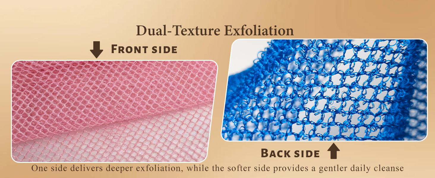 african net sponge exfoliating