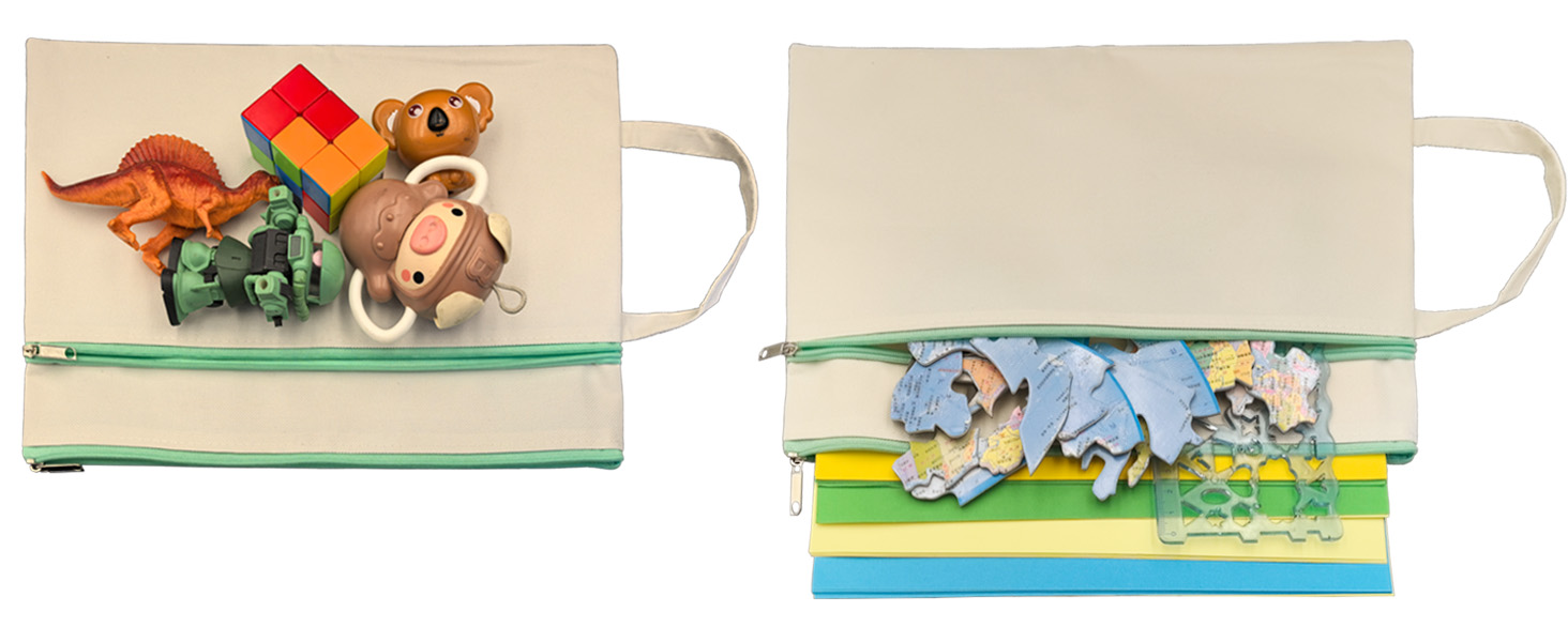 Mesh document pouches zipper bags