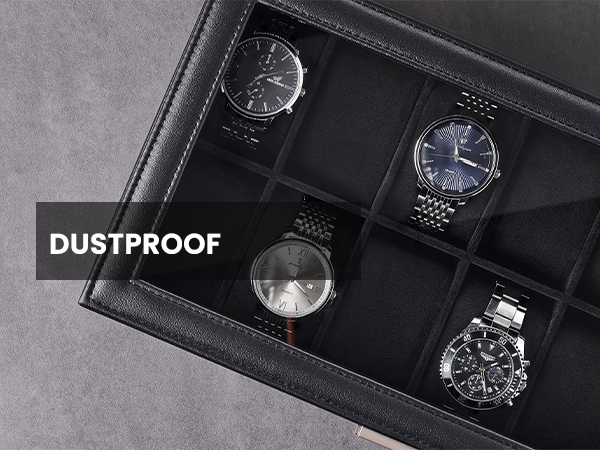12-Slot Watch Display Case