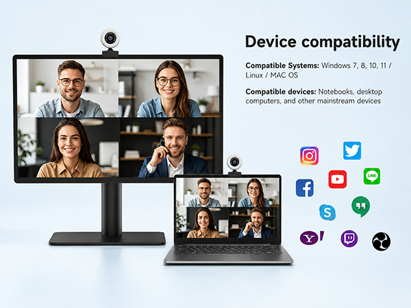 Webcam for PC with Microphone