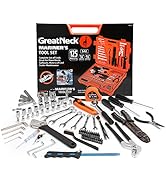 Great Neck MS191 Mariner's Tool Set 191-Pc, Boat Tool Kit for Maintenance, Rust Resistant Boating...