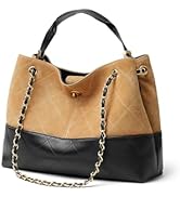 DORIS&JACKY Designer Satchel Tote Purse, Women Soft Lambskin Top Handle Shoulder Bag with Twist L...