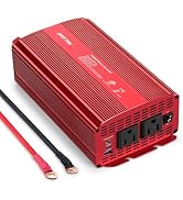 BESTEK 1000W Car Power Inverter, DC 12V to 110V Car Power Converter with 2 AC Outlets/30W PD USB-...