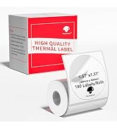 Phomemo Thermal Sticker Label Paper, Multi-Purpose Self-Adhesive Tag for M120/M110/M110s/M200/M22...