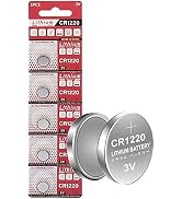 Cotchear 5pcs/Card 3V CR1220 Coin Battery Lithium DL1220 LM1220 ECR1220 1220 Button Cell Batterie...