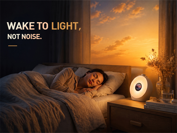 Wake Up to Light. Sleep Better at Night.