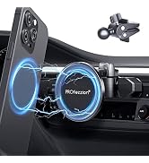 PROfezzion CD Slot & Vent Clip Combo Magnetic Phone Holder Compatible with MagSafe on Car CD Slot...