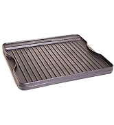 Camp Chef Reversible Griddle - Cast Iron Griddle for Outdoor Cooking & Camping Gear - 14